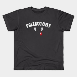 Phlebotomy - Funny Fangs Kids T-Shirt